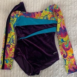 Capezio Multicolor Long Sleeve Leotard